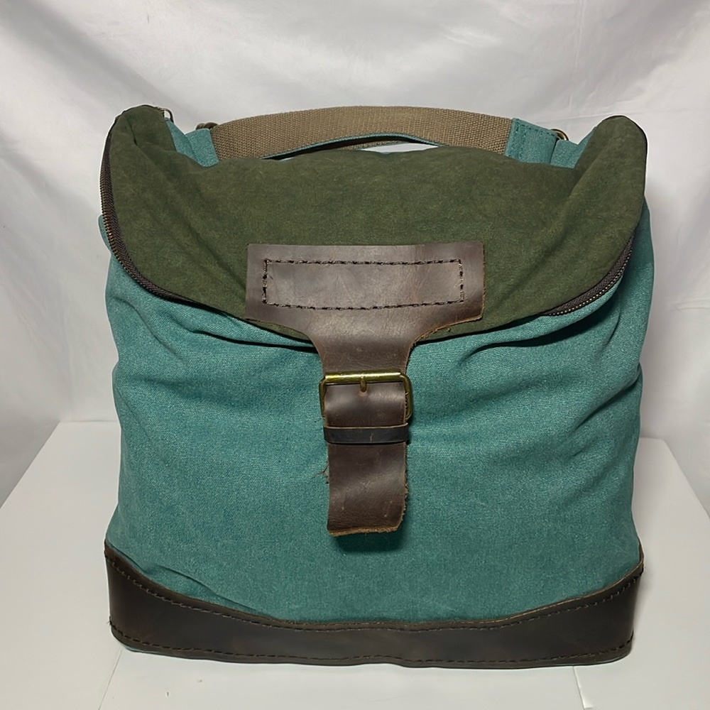 Canvas Backpack Green Unisex